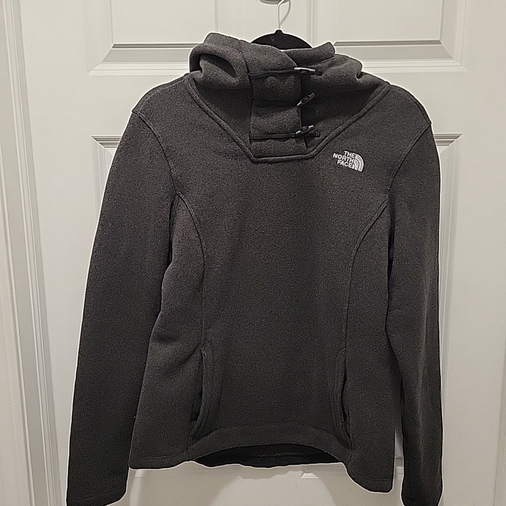 THE NORTH‎ FACE Jacket Crescent Fleece Hooded Pullover Toggle High Neck M